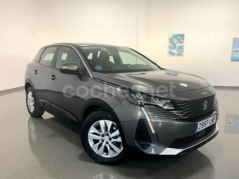 Gris / plata Usado 2021 Peugeot 3008 Active SUV | 17.900 € (Precio justo) - Imagen 1/4
