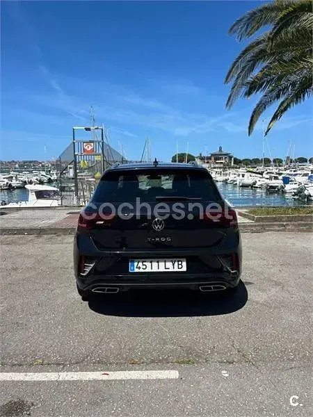 Usado VW T-Roc R-line 150 CV (110 kW) 2022 Negro SUV