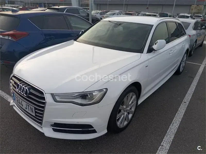 Usado Audi A6 S-Line 190 CV (139 kW) 2016 Blanco Familiar