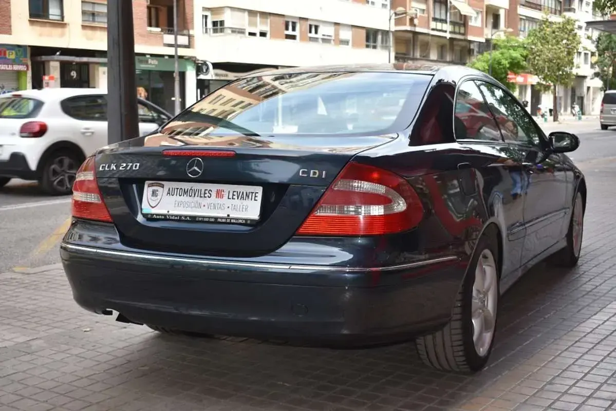 Usado Mercedes CLK200 170 CV (125 kW) 2003 Azul Coupe