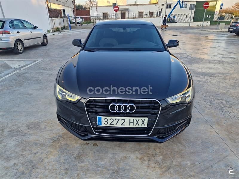 Usado Audi A5 Sportback S-Line 150 CV (110 kW) 2014 Negro Utilitario