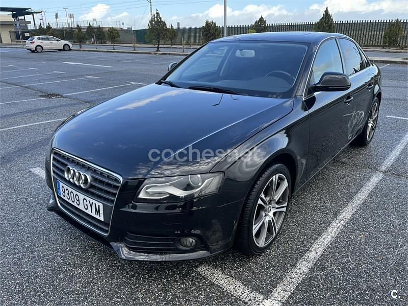 Usado Audi A4 190 CV (139 kW) 2010 Negro Berlina