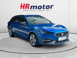 Azul Usado 2024 Seat Leon FR Familiar | 25.400 € (Precio justo)