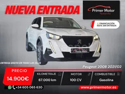 Blanco Usado 2021 Peugeot 2008 Active SUV | 14.900 € (Precio justo)