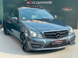 Gris / plata Usado 2015 Mercedes C220 AMG line Coupe | 17.990 € (Super precio)