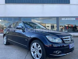 Azul Usado 2008 Mercedes C200 Avantgarde Berlina | 12.500 € (Precio justo)