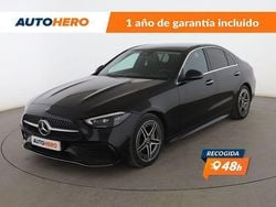 Negro Usado 2022 Mercedes C220 AMG line Berlina | 37.699 € (Buen precio)