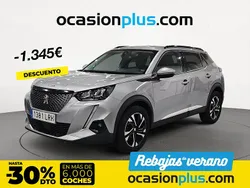 Gris / plata Usado 2021 Peugeot 2008 Allure SUV | 14.800 € (Precio justo)