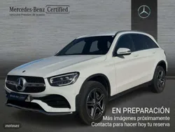 Blanco Usado 2021 Mercedes GLC300 AMG line SUV | 44.990 € (Precio justo)