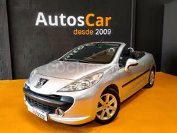Gris Usado 2008 Peugeot 207 CC Descapotable | 5190 € (Precio justo)