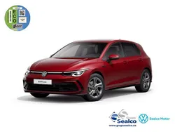 Rojo Usado 2021 VW Golf VIII R-line Berlina | 24.990 € (Un poco caro)