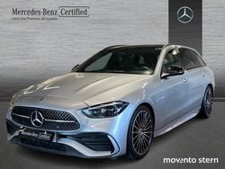 Hightechsilber metallic Usado 2021 Mercedes C300 AMG line Familiar | 42.200 € (Caro)