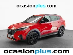 Rojo Usado 2020 Hyundai Tucson N Line SUV | 22.546 € (Buen precio)