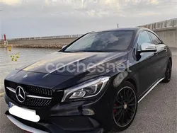 Negro Usado 2017 Mercedes CLA220 AMG line Berlina | 21.500 € (Buen precio)