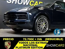 Azul Usado 2023 Porsche Cayenne Platinum Edition SUV | 71.700 €