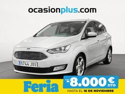 Gris plata Usado 2017 Ford C-MAX Titanium Monovolumen | 9490 € (Precio justo)