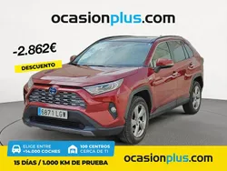 Rojo Usado 2020 Toyota RAV4 Hybrid Luxury SUV | 31.190 € (Precio justo)