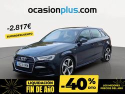 Negro Usado 2018 Audi A3 S-Line Berlina | 17.790 € (Precio justo)