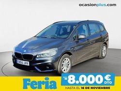 Gris Usado 2015 BMW 218 Gran Tourer Monovolumen | 12.200 € (Buen precio)