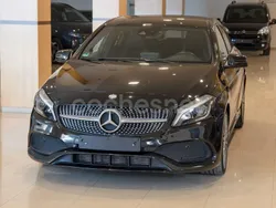 Negro Usado 2016 Mercedes A200 AMG line Berlina | 21.590 € (Precio justo)