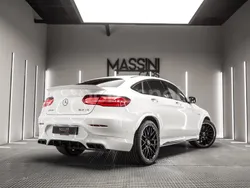 Blanco Usado 2019 Mercedes GLC63 AMG Coupe | 49.999 € (Precio justo)