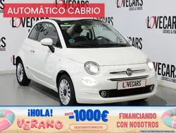 Blanco Usado 2020 Fiat 500C Lounge Descapotable | 12.900 € (Precio justo)