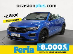 Azul Usado 2021 VW T-Roc Cabriolet R-line Descapotable | 31.800 € (Buen precio)
