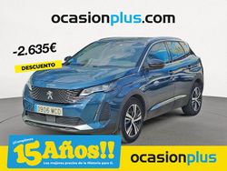 Azul Usado 2022 Peugeot 3008 GT SUV | 20.990 € (Caro)