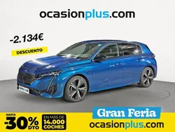 Azul Usado 2024 Peugeot 308 GT Berlina | 23.480 € (Precio justo)