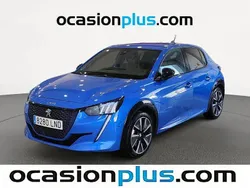 Azul Usado 2021 Peugeot e-208 GT Utilitario | 18.173 € (Precio justo)