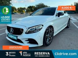 Blanco Usado 2018 Mercedes C300e Coupe | 35.390 € (Un poco caro)