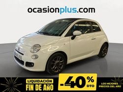 Blanco Usado 2015 Fiat 500 S Descapotable | 8450 € (Precio justo)