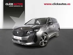 Gris Usado 2021 Peugeot 5008 GT Monovolumen | 22.200 € (Precio justo)