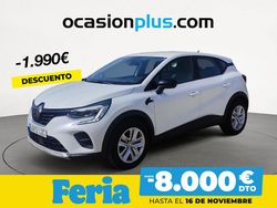Blanco Usado 2022 Renault Captur Intens SUV | 17.490 € (Precio justo)