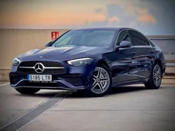 Azul Usado 2021 Mercedes C200 Berlina | 37.900 € (Precio justo)