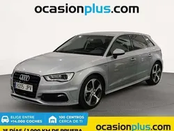 Plateado Usado 2016 Audi A3 Sportback S-Line Utilitario | 21.900 € (Caro)
