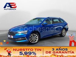 Azul Usado 2020 Skoda Superb Style Familiar | 17.900 € (Precio justo)