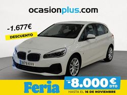 Blanco Usado 2019 BMW 225 Active Tourer iPerformance Monovolumen | 18.450 € (Precio justo)