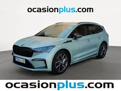 Gris plata Usado 2022 Skoda Enyaq iV SportLine SUV | 34.537 € (Un poco caro)