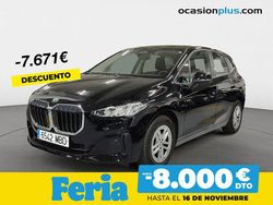 Negro Usado 2022 BMW 218 Active Tourer Monovolumen | 24.990 € (Precio justo)