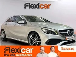 Rojo Usado 2017 Mercedes A200 AMG line Berlina | 18.990 € (Precio justo)