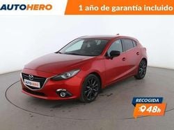Rojo Usado 2016 Mazda 3 Luxury Berlina | 12.999 € (Precio justo)