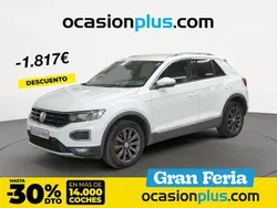 Blanco Usado 2018 VW T-Roc Sportline SUV | 19.990 € (Precio justo)