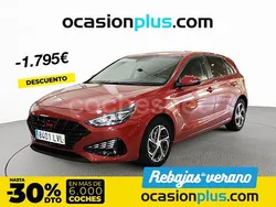 Rojo Usado 2021 Hyundai i30 Berlina | 14.790 € (Buen precio)