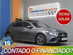 Gris Usado 2019 Mercedes A180 AMG line Berlina | 24.900 € (Precio justo)