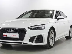Blanco Usado 2021 Audi A5 Sportback S-Line Berlina | 33.200 € (Precio justo)