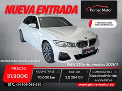 Blanco Usado 2021 BMW 320e M Sport Berlina | 31.900 € (Precio justo)