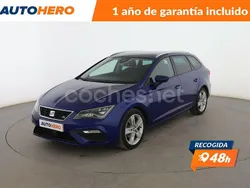 Azul Usado 2017 Seat Leon FR Familiar | 16.199 € (Precio justo)