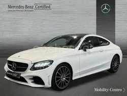 Blanco polar Usado 2021 Mercedes C220 AMG line Coupe | 37.900 € (Precio justo)