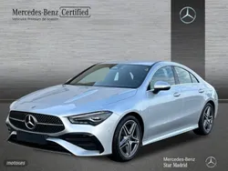 Plateado Usado 2024 Mercedes CLA200 AMG line Coupe | 39.990 € (Precio justo)